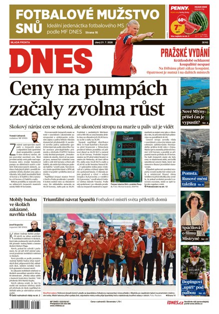 MF DNES - 21.07.2026