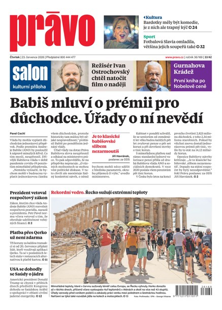 Deník Právo - 23.7.2026