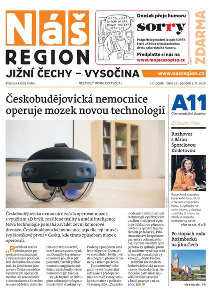 Náš Region - Jižní Čechy 32/2026