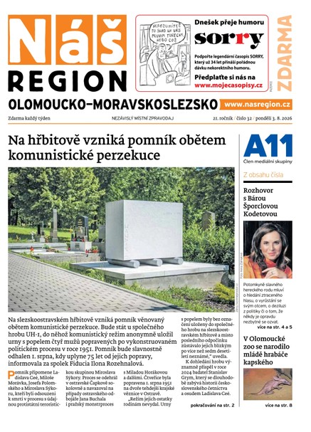 Náš Region - Olomoucko/Moravskoslezsko 32/2026
