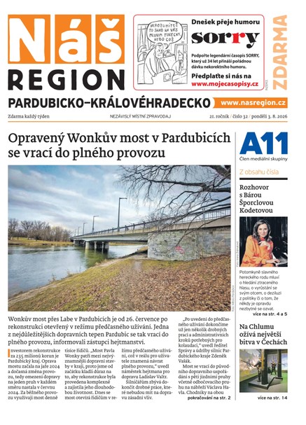 Náš Region - Pardubicko/Královéhradecko 32/2026