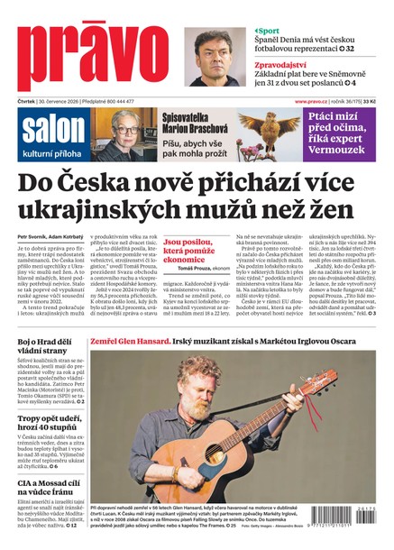 Deník Právo - 30.7.2026