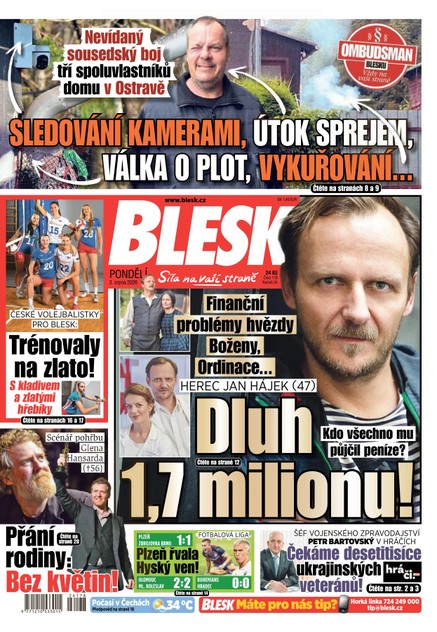 Blesk - 03.08.2026