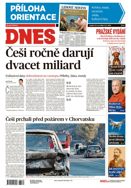 MF DNES - 15.08.2026