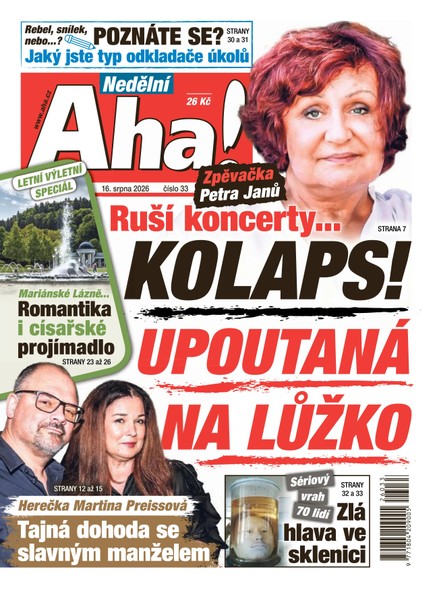 NEDĚLNÍ AHA! - 16.08.2026