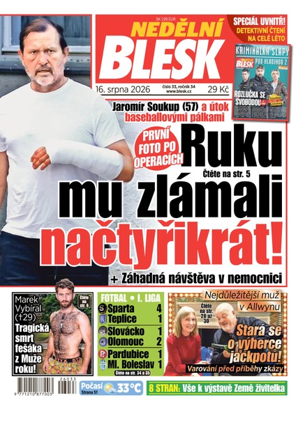 NEDĚLNÍ BLESK - 16.08.2026