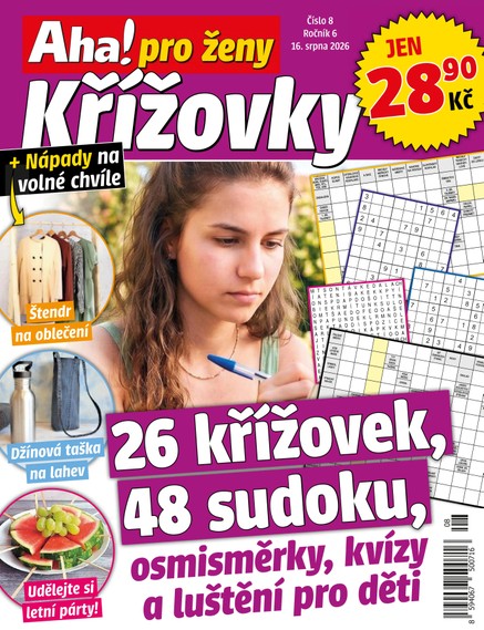Aha! pro ženy Křížovky - 8/2026