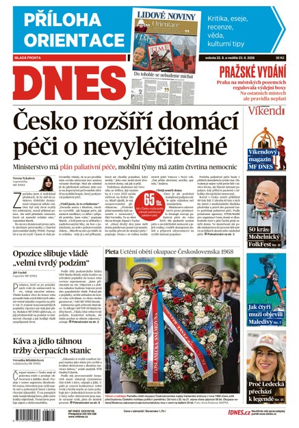 MF DNES - 22.08.2026