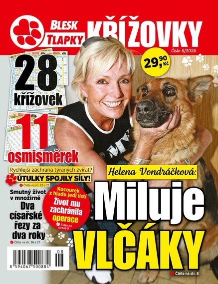 Blesk Tlapky Křížovky - 08/2026