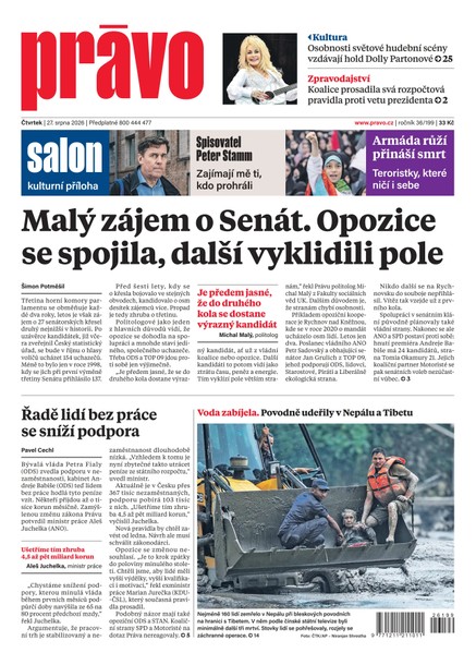 Deník Právo - 27.8.2026