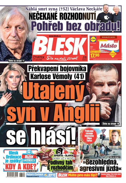 Blesk - 27.08.2026