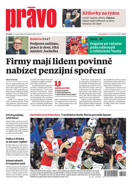 Deník Právo - 31.8.2026