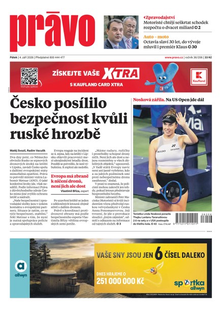 Deník Právo - 4.9.2026