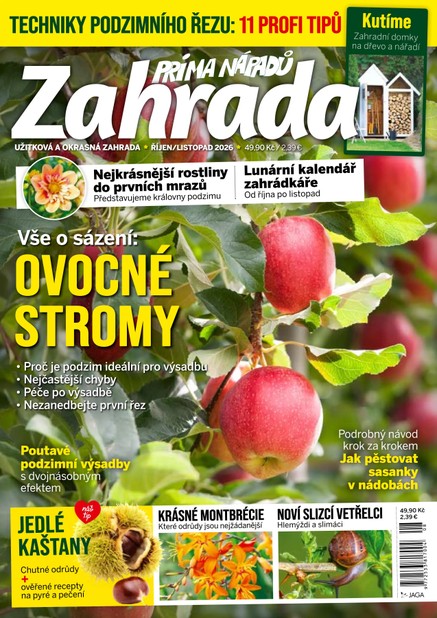 Zahrada prima nápadů 10-11/2026