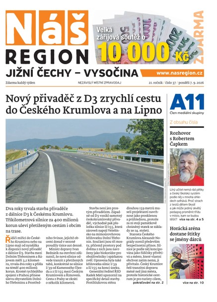 Náš Region - Jižní Čechy 37/2026