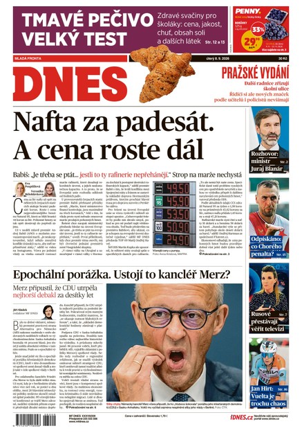 MF DNES - 08.09.2026