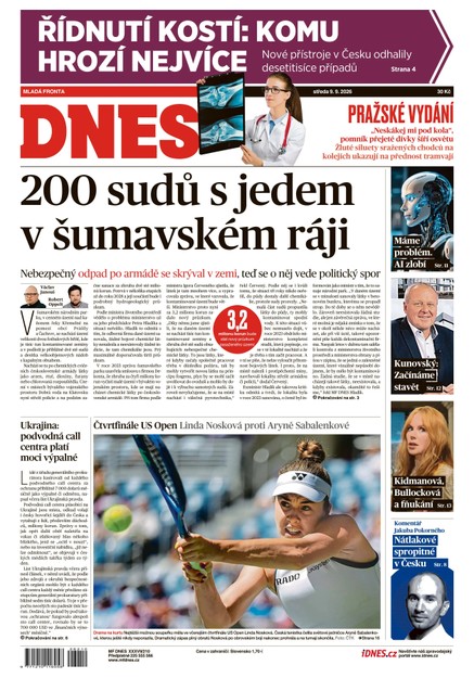 MF DNES - 09.09.2026