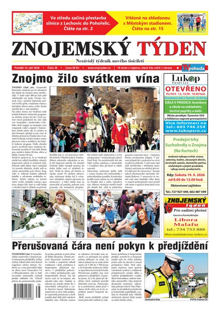 Znojemský týden 38/2026