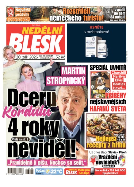 NEDĚLNÍ BLESK - 20.09.2026
