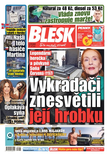 Blesk - 22.09.2026