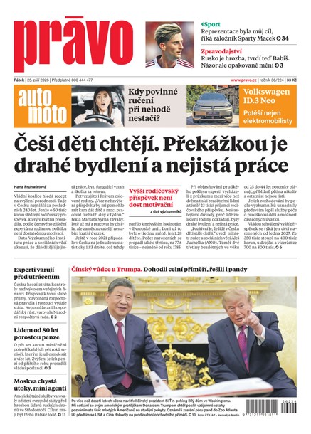 Deník Právo - 25.9.2026