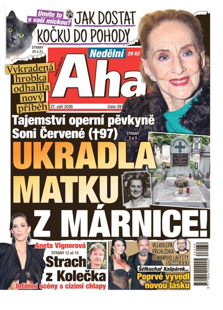 NEDĚLNÍ AHA! - 27.09.2026