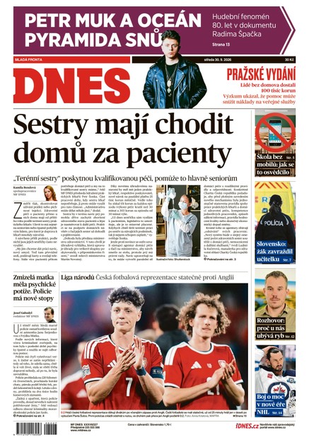 MF DNES - 30.09.2026