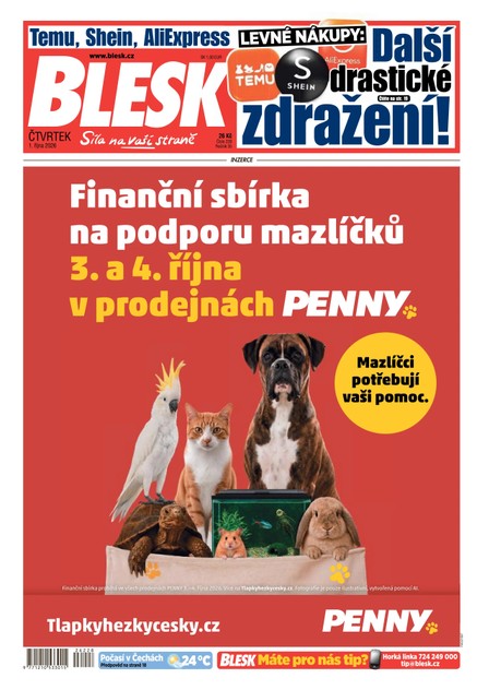 Blesk - 01.10.2026