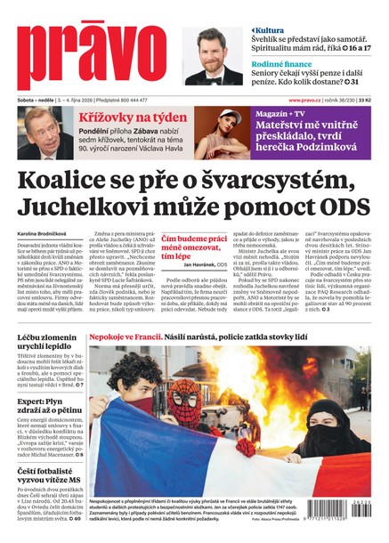 Deník Právo - 3.10.2026