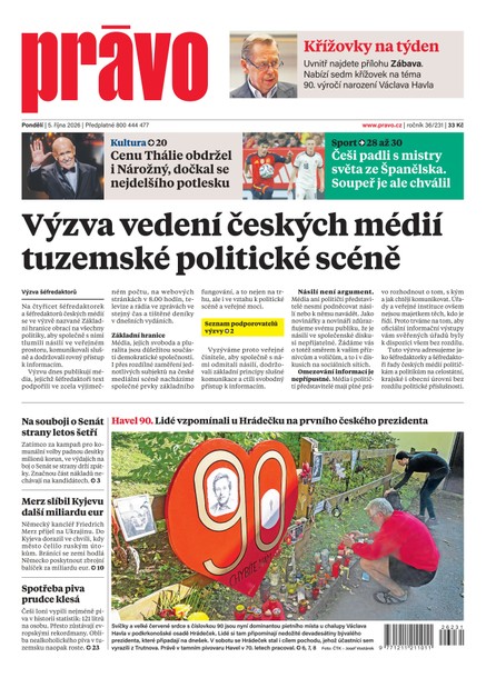 Deník Právo - 5.10.2026