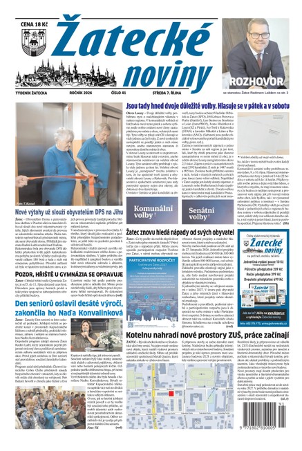 Žatecké noviny č. 41/2026