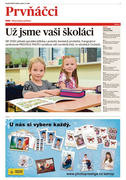 Prvňáčci Střední Čechy - 09.10.2026