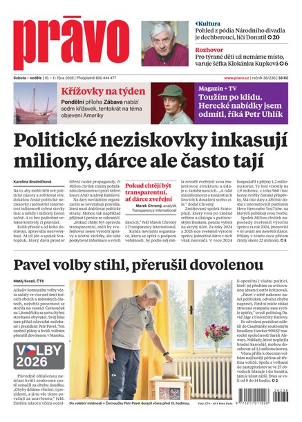 Deník Právo - 10.10.2026