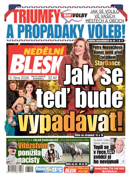 NEDĚLNÍ BLESK - 11.10.2026