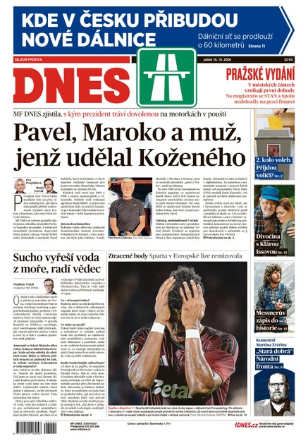 MF DNES - 16.10.2026