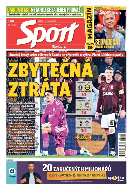 Sport - 16.10.2026