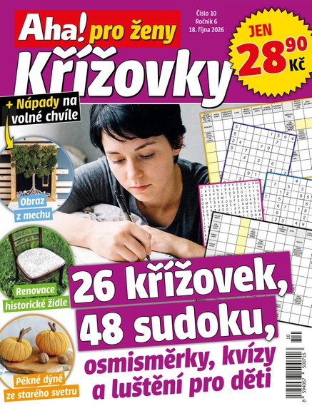 AHA! PRO ŽENY KŘÍŽOVKY - 10/2026