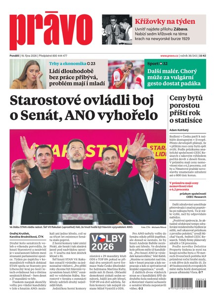 Deník Právo - 19.10.2026
