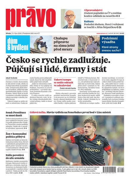 Deník Právo - 21.10.2026