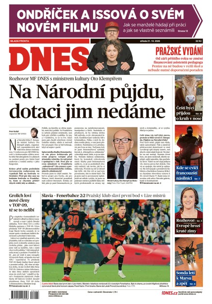 MF DNES - 21.10.2026