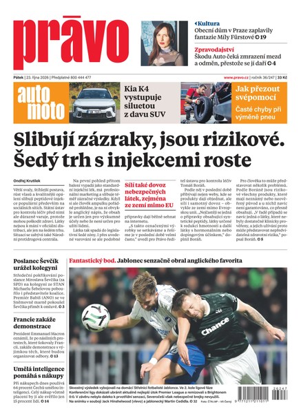 Deník Právo - 23.10.2026