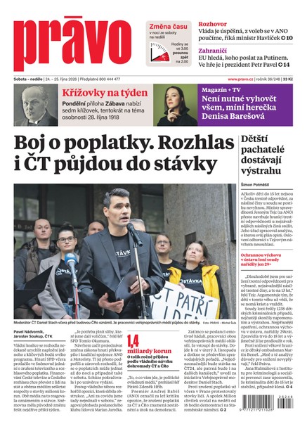 Deník Právo - 24.10.2026