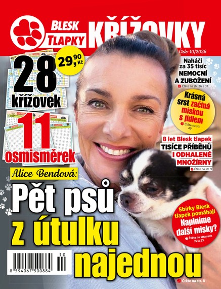 Blesk Tlapky Křížovky - 10/2026