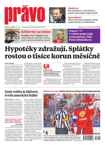 Deník Právo - 31.10.2026