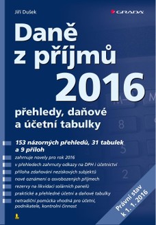 Daně z příjmů 2016