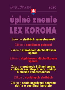 Aktualizácia III/4 - LEX KORONA - Práca, mzdy, zamestnávanie