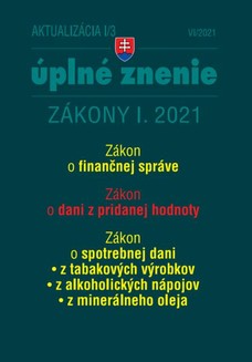 Aktualizácia I/3 - Zákon o finančnej správe