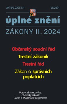 Aktualizace II/4 /2024 - Občanský soudní řád
