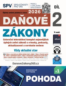 Daňové zákony 2026 XXL ProFi (Díl 2.)