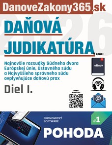 Daňová judikatúra (I. diel)